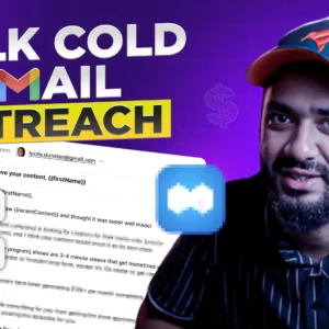 Bulk cold email outreach strategy for digital marketing success, featuring Rahian Hussain.